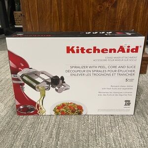 NEW Kitchen aid Spiralizer with Peel, Core and Slice.